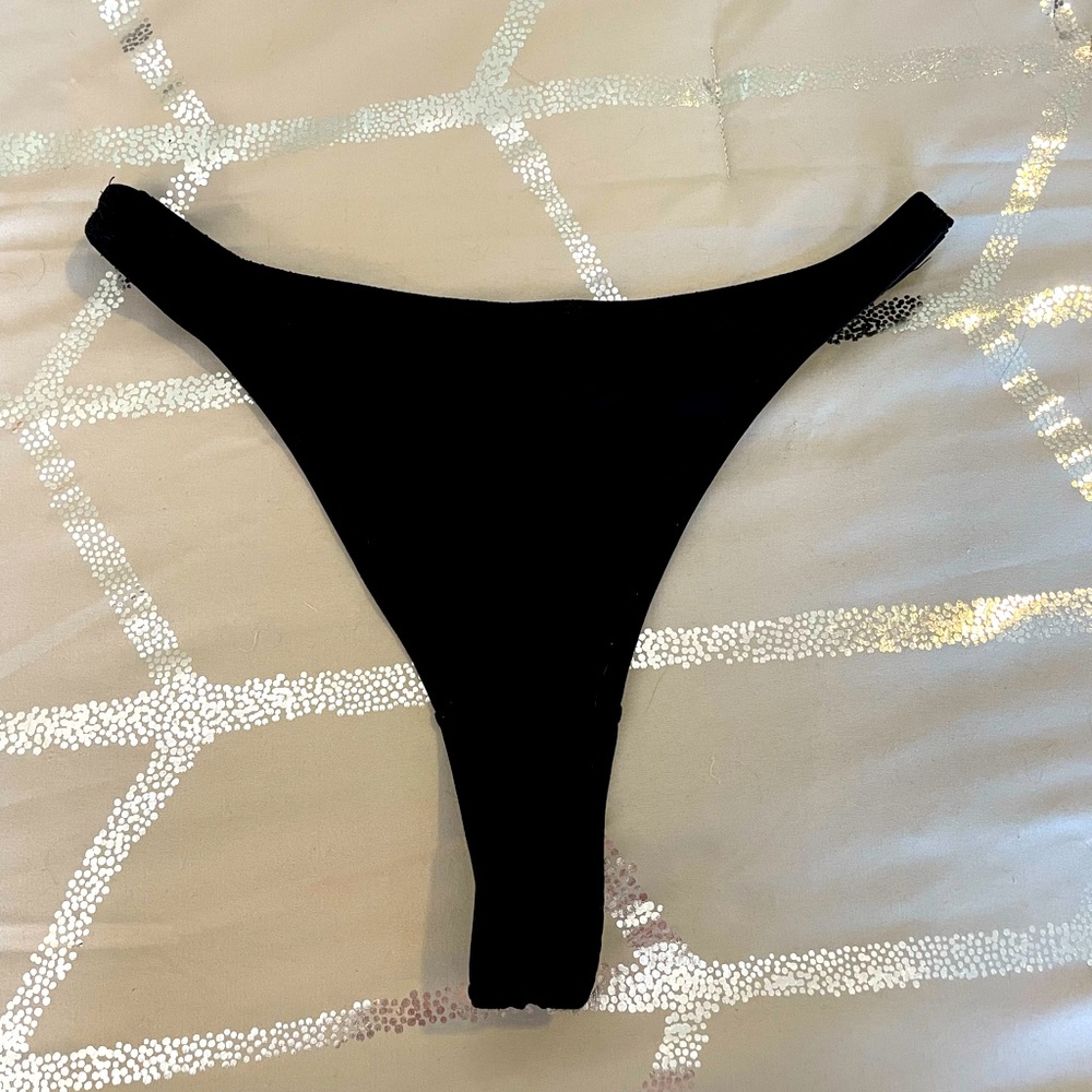 MORGAN TAYLOR Satin Thong!! 🖤🖤 SOLD!!